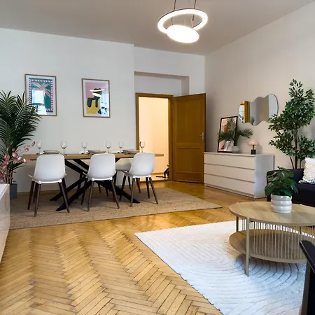 アパート 100m2 Wenceslas Comfort, 3bdr With Netflix