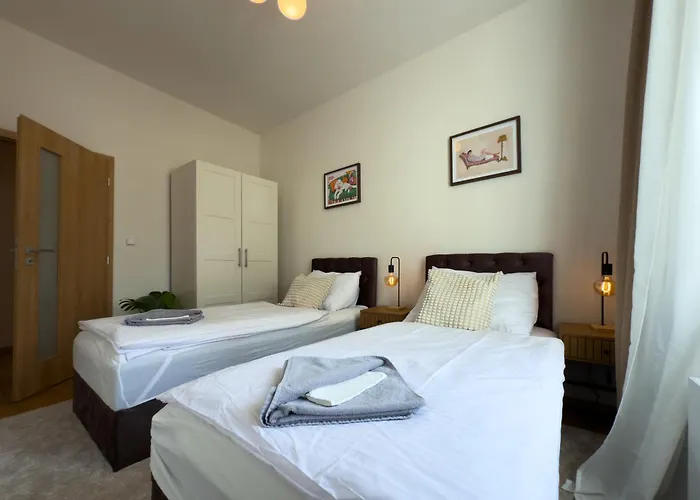 100m2 Wenceslas Comfort, 3bdr With Netflix Lägenhet *
